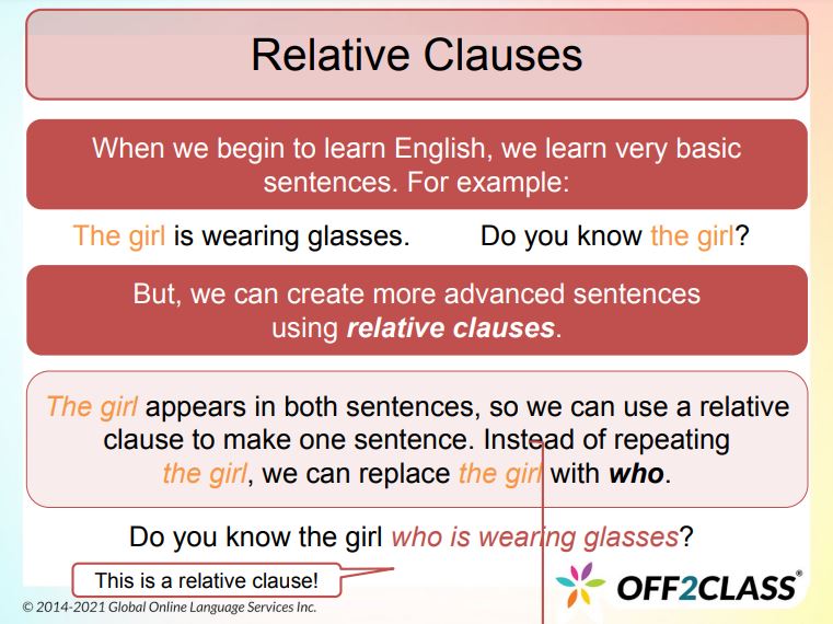 How To Teach Relative Clauses: An ESL Lesson Plan