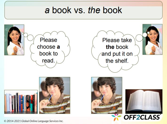An ESL Lesson Plan On Articles: General vs. Specific