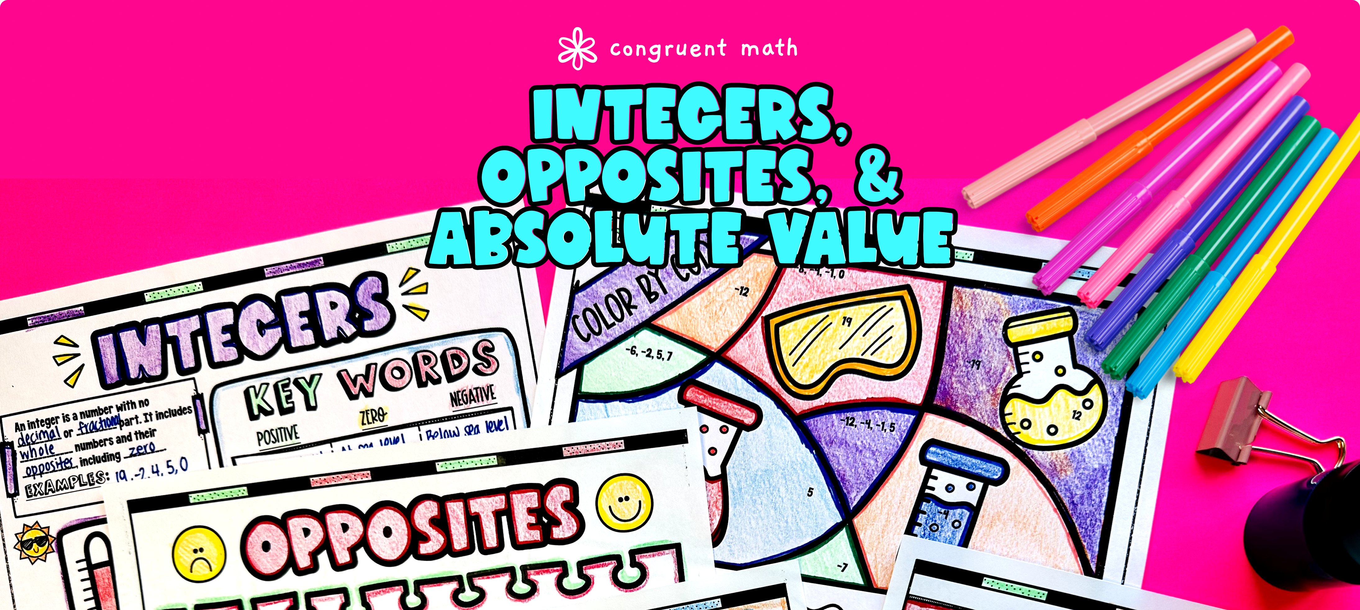 Integers, Opposites, and Absolute Values Lesson Plan 6th Grade Math