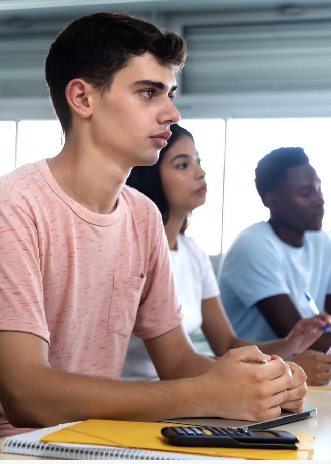 students thinking