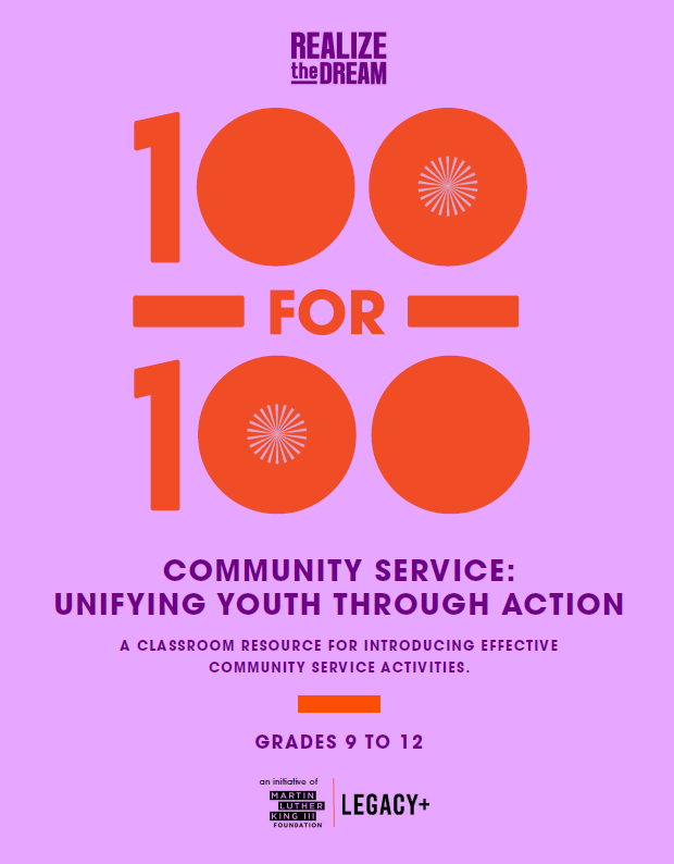 Community Service: Unifying Youth Through Action (Grade 9-12)