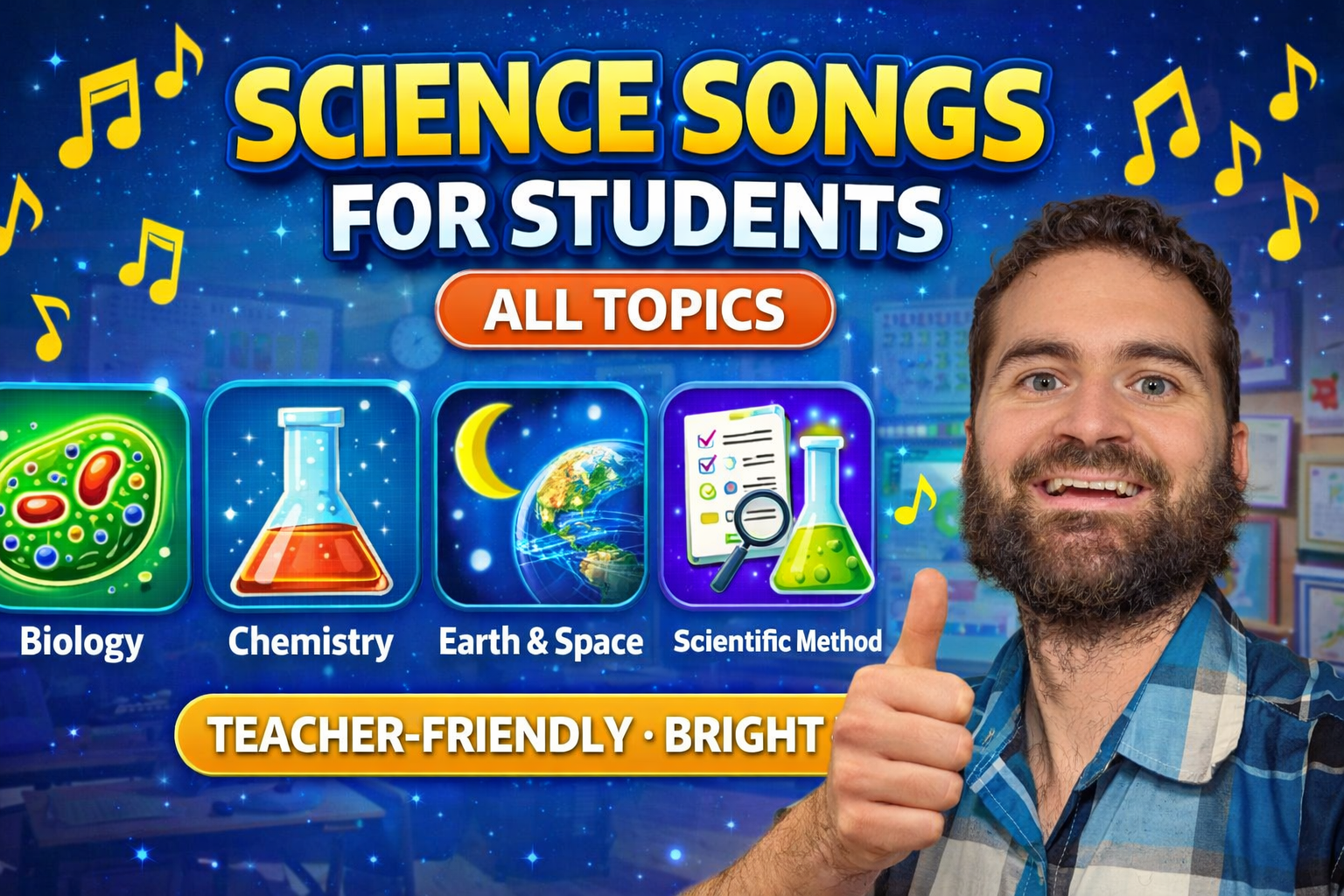 Science Songs for Students (All Topics) — Classroom Playlist for Review & Engagement