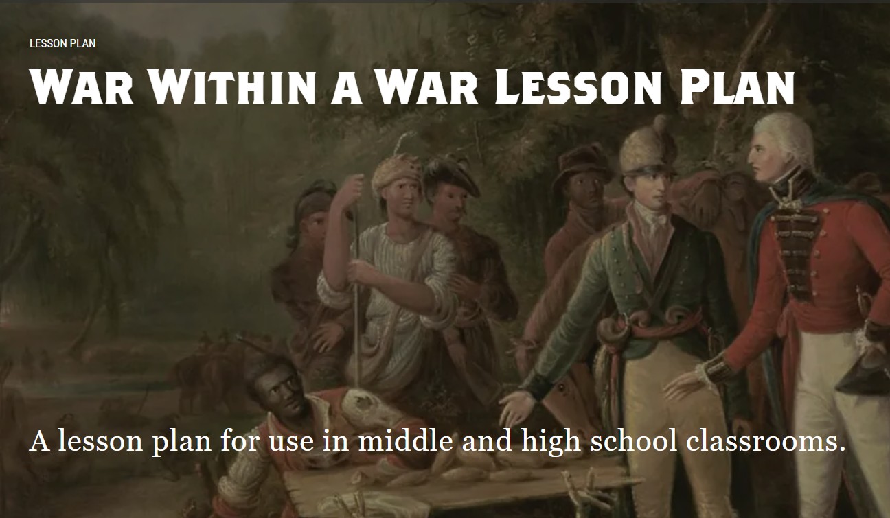 War Within A War Lesson Plan