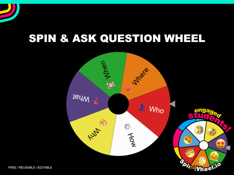 Spin & Ask Question Wheel 