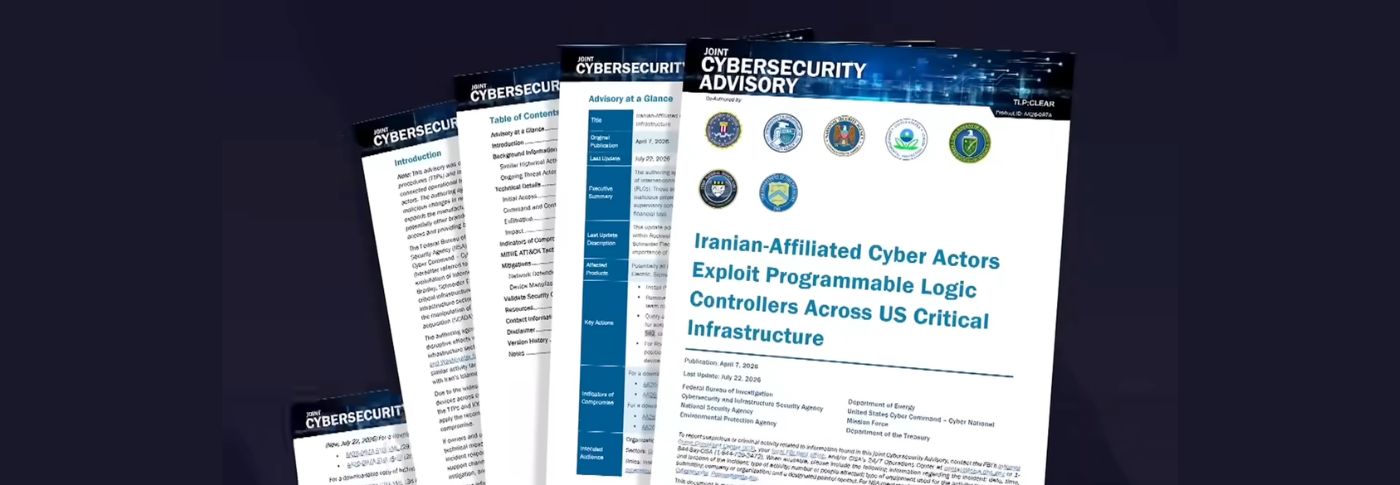 FBI/CISA Joint Cybersecurity Advisory warning that Iranian-affiliated cyber actors are exploiting US critical infrastructure.