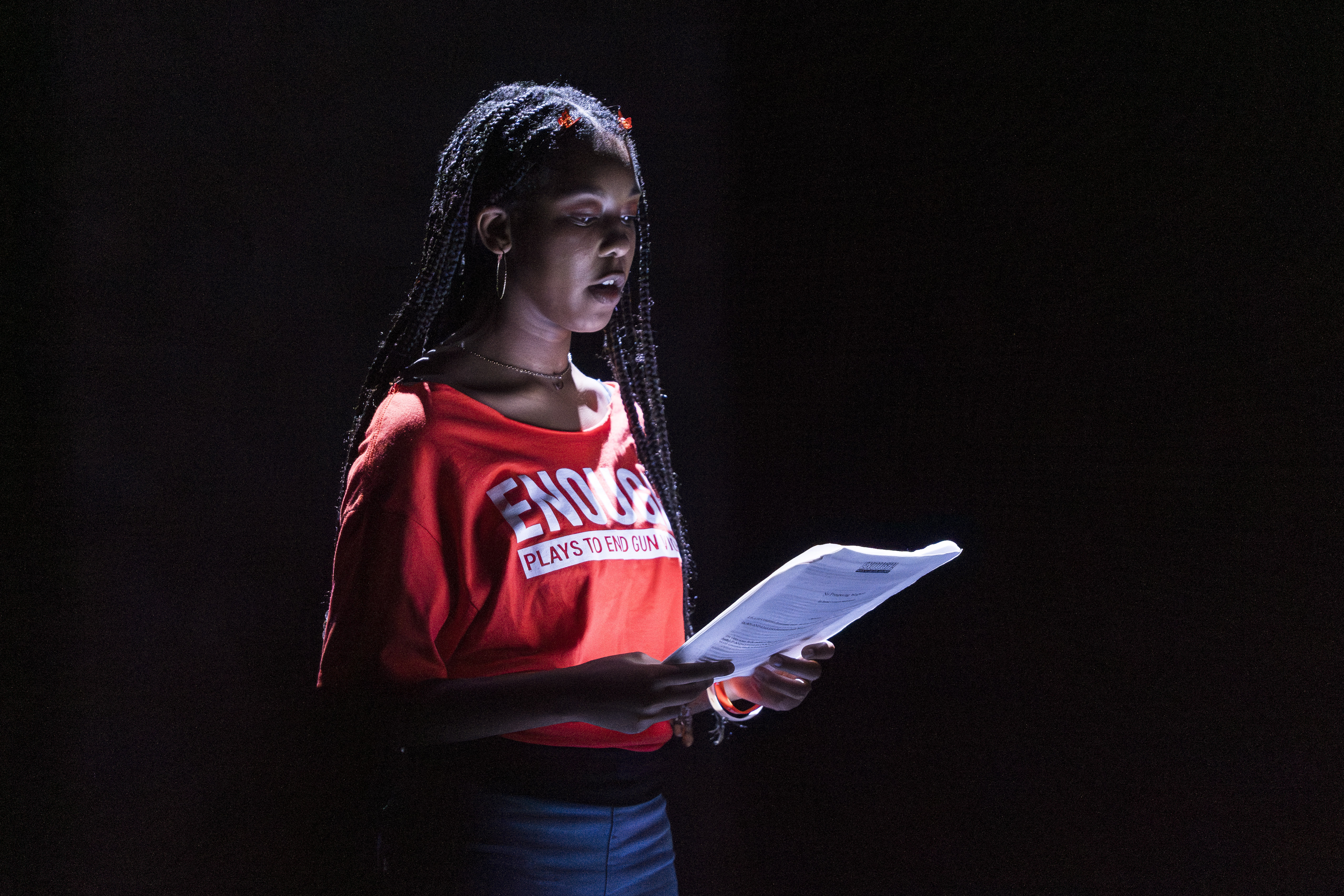 student performs at South Bend Civic Theatre