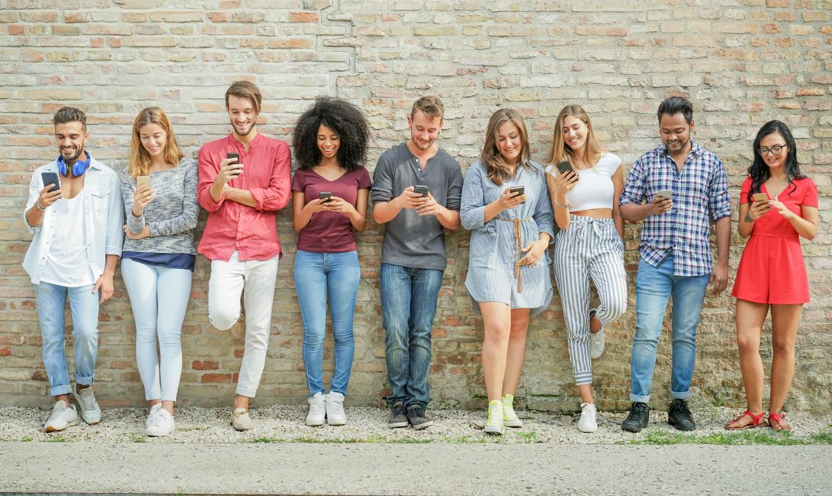 Many students get news about current events from their smartphones