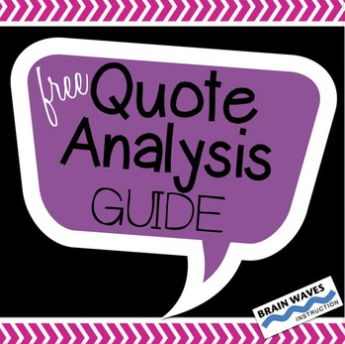 Quote Analysis Guide and Lesson