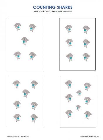 Counting Sharks: Teaching Numbers and Counting