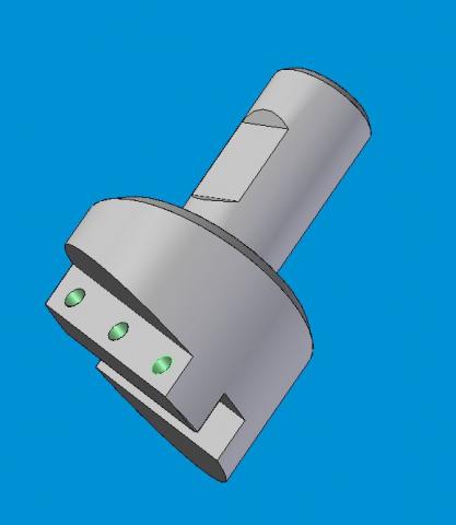 Machining project blueprint for Fly-cutter